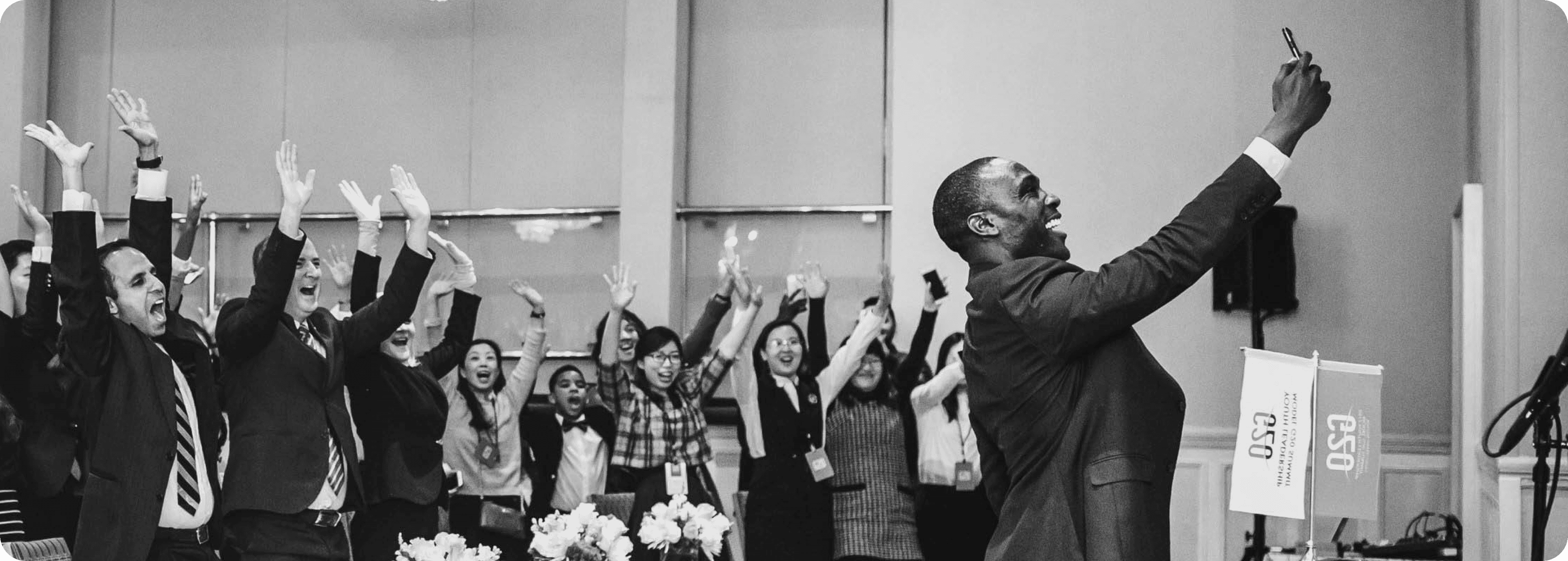 On the milestones page, Knovva shares information on Model G20, a student leadership program. 